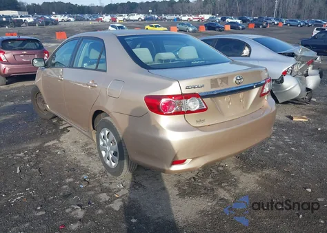 2011 Toyota Corolla Le z USA, uszkodzony, nr VIN 2T1BU4EE5BC705975